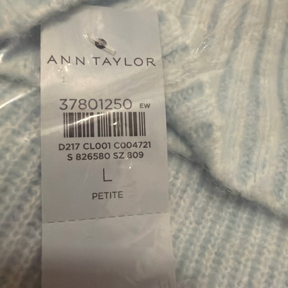 Ann Taylor Sky Blue Long Sleeve Dress - Picture 5 of 8